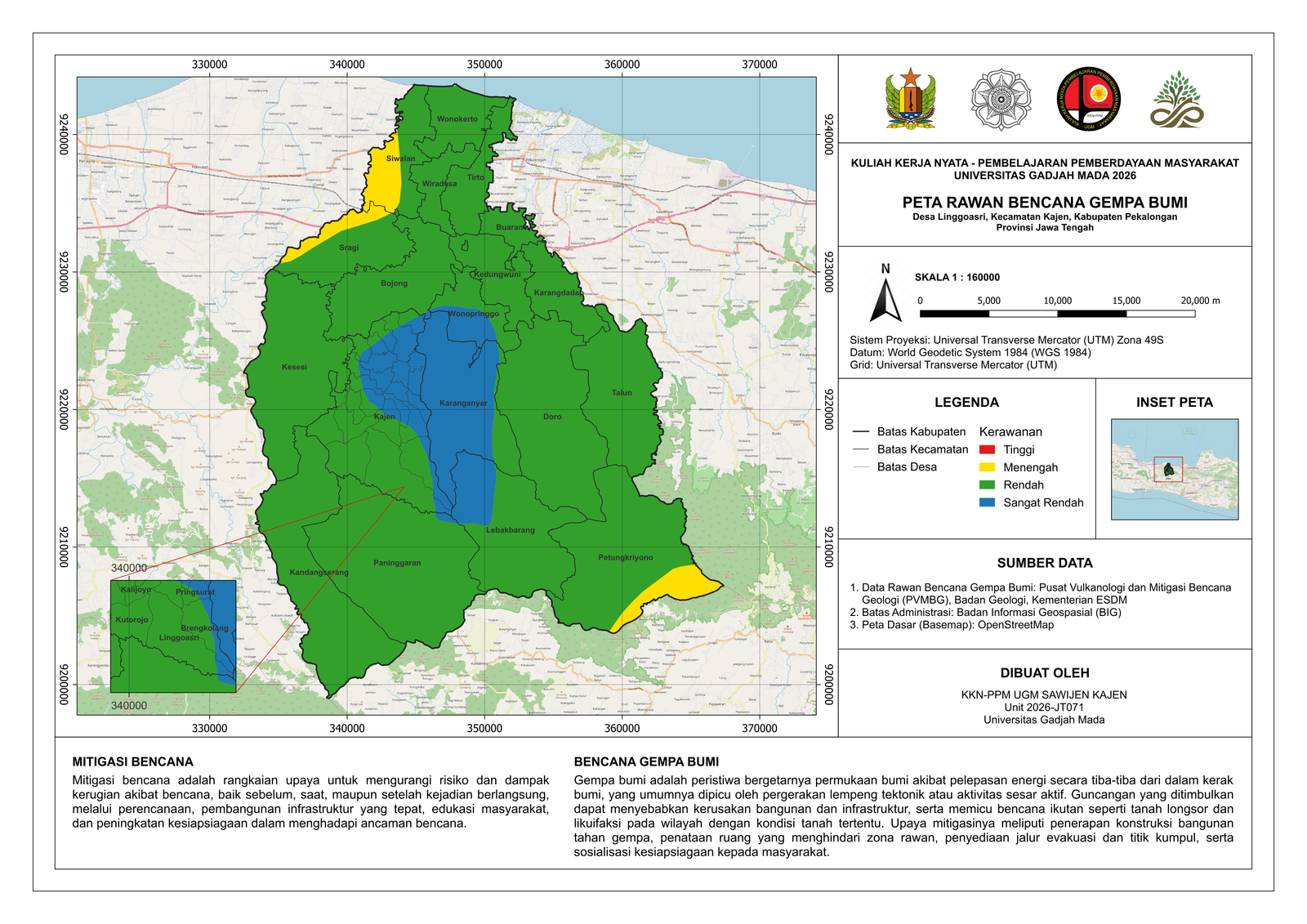 Peta Sebaran Gempa